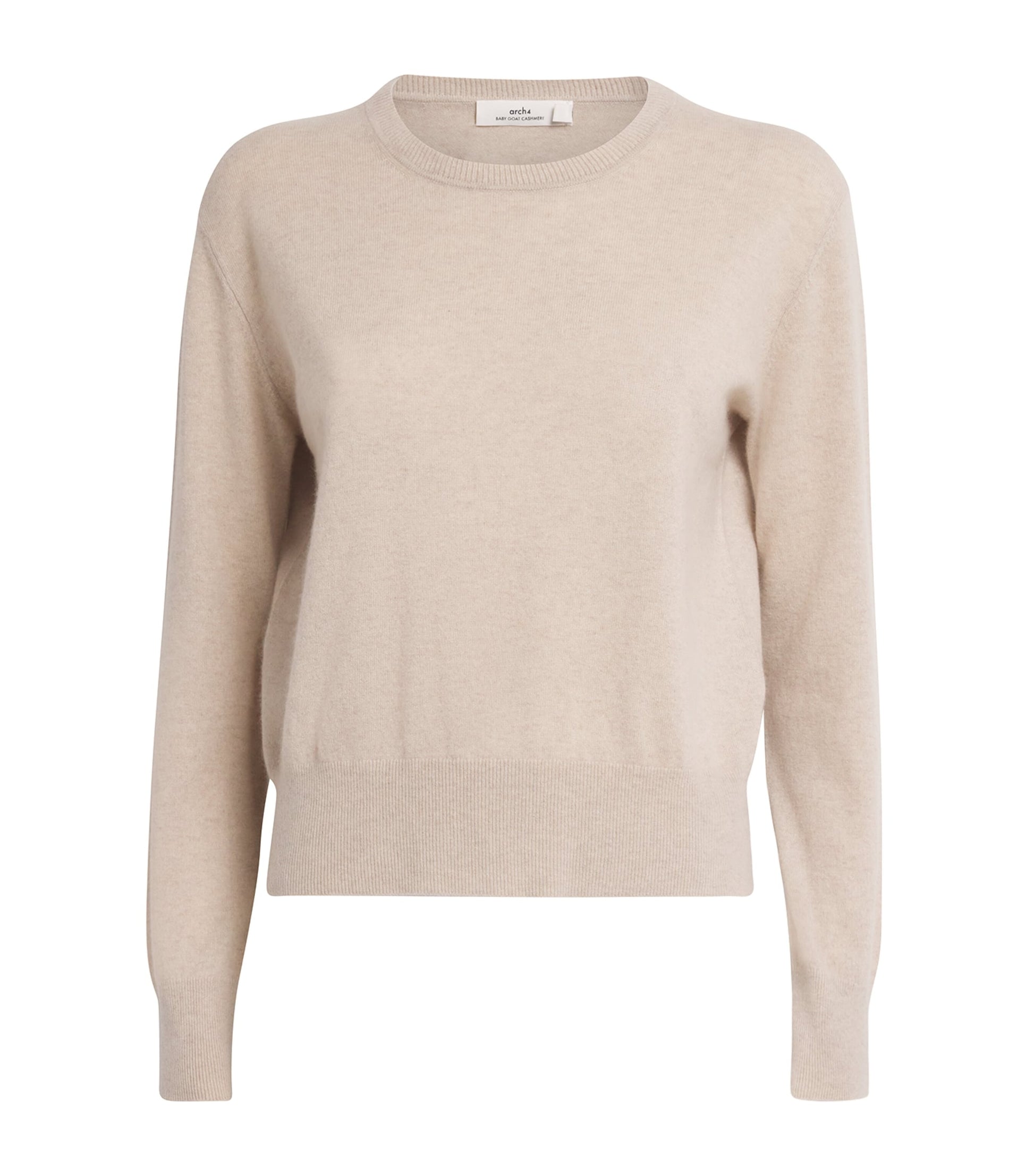 arch 4 Beige Cashmere Crew-Neck Hebe Sweater