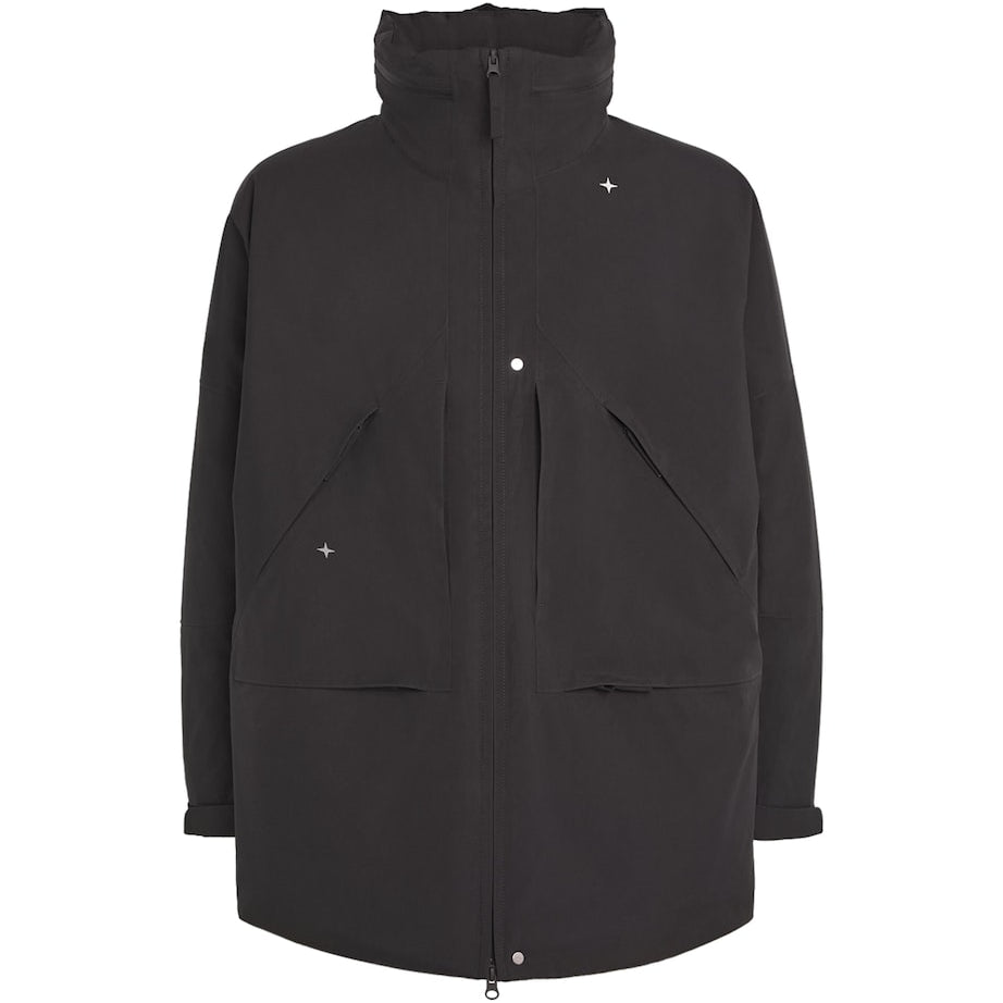 Stone Island Grey Gore-Tex Padded Parka