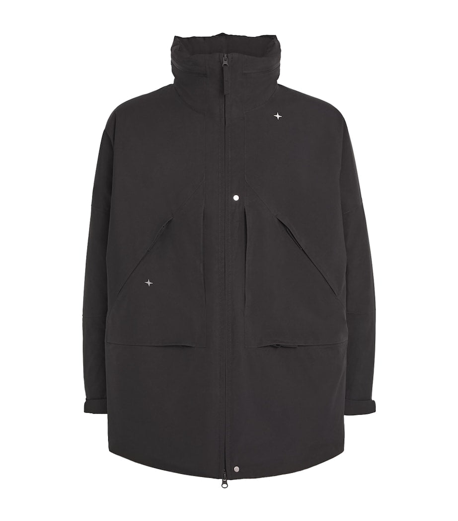 Stone Island Grey Gore-Tex Padded Parka