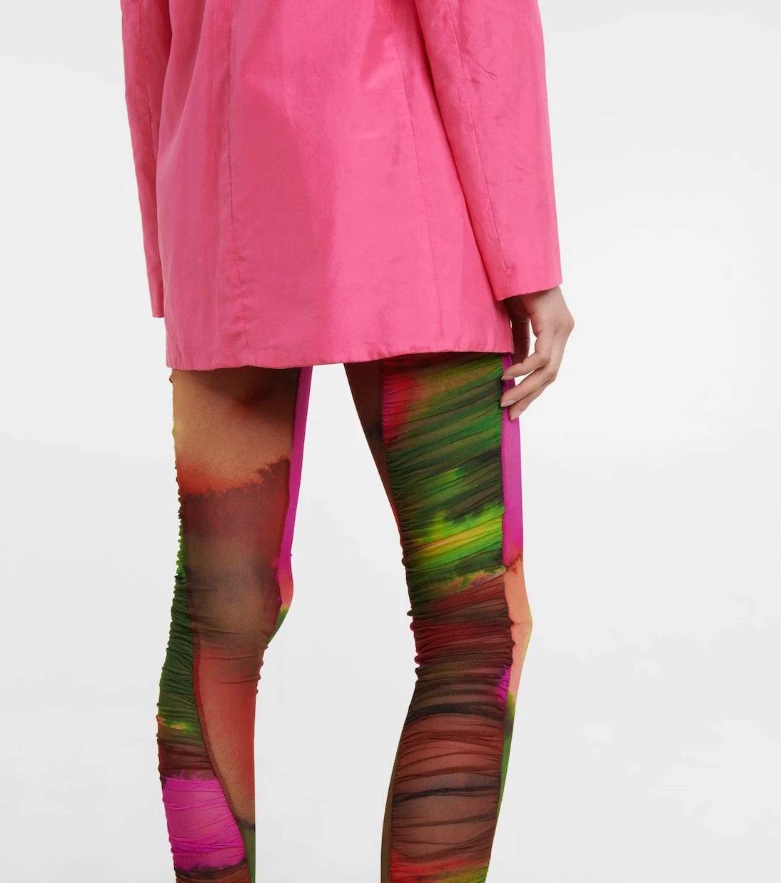 Dries Van Noten - Ruched printed tights