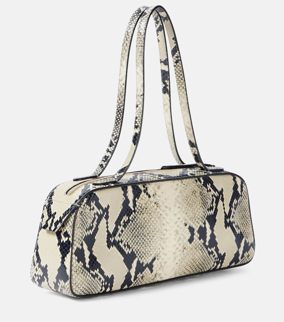 Khaite - Simona snake-effect leather shoulder bag