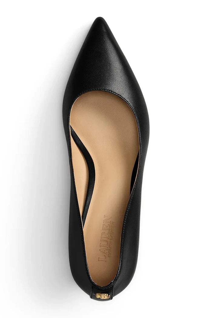 Кожени обувки с тънък ток Lauren Ralph Lauren Adrienne