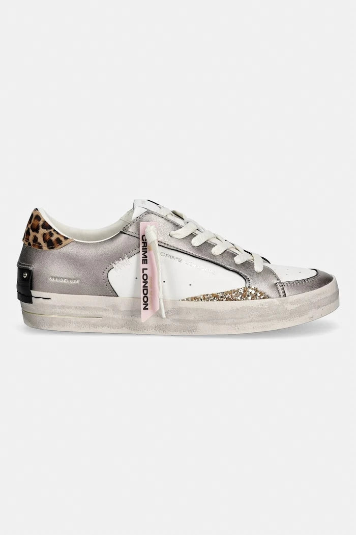 Crime London SK8 DELUXE маратонки дамски от кожа