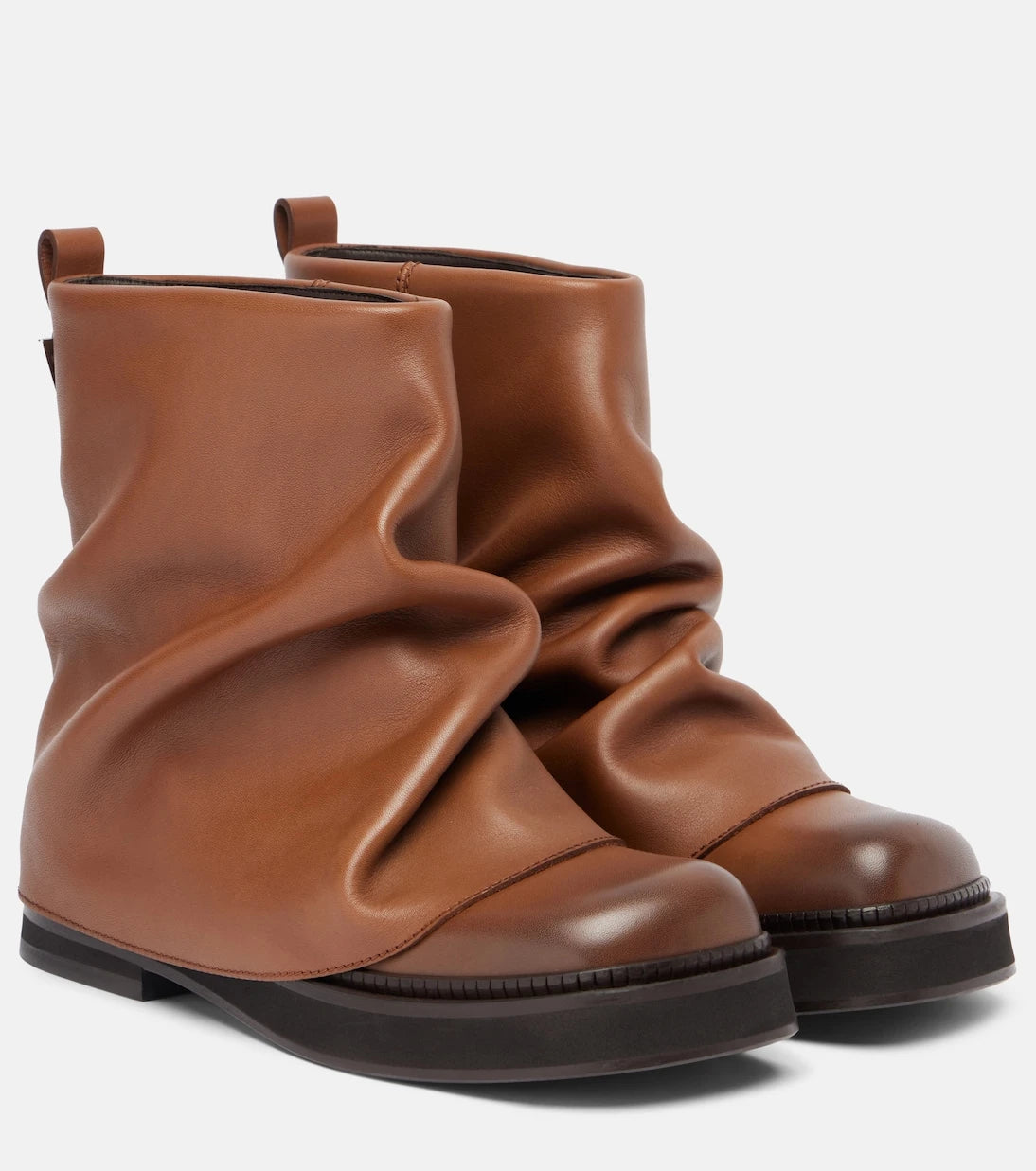 The Attico - Mini Robin leather combat boots
