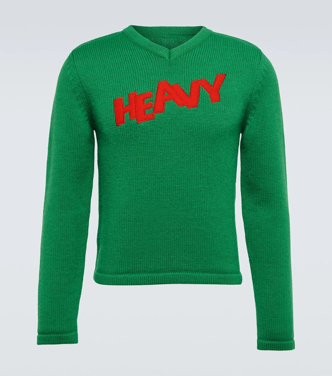 ERL - Embroidered wool-blend sweater