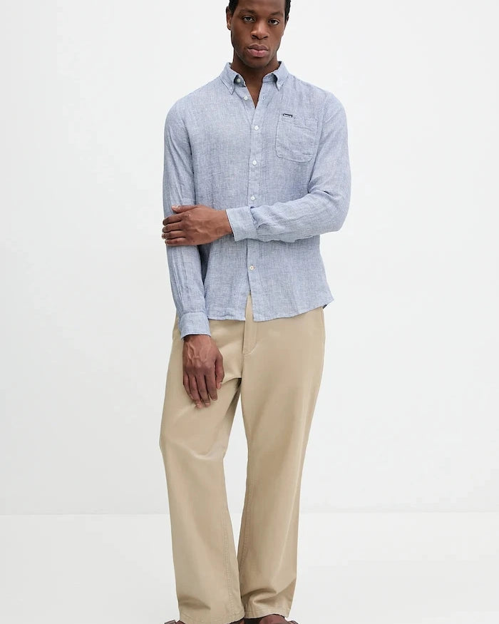 Barbour Linton Tailored Keten Gömlek