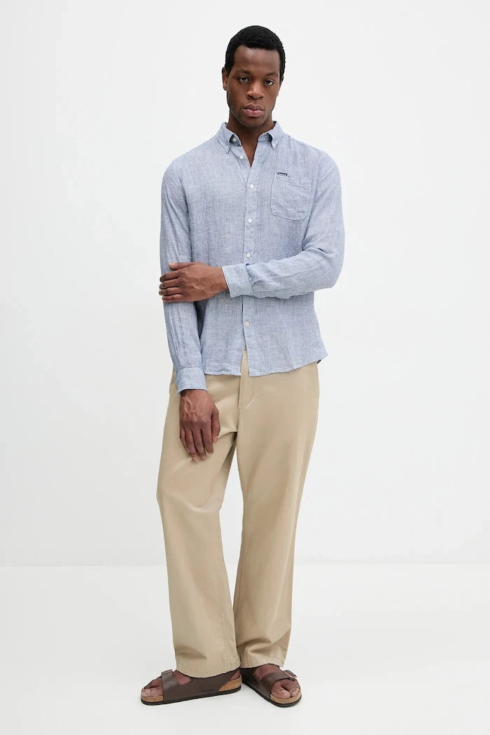 Ленена риза Barbour Linton Tailored Shirt