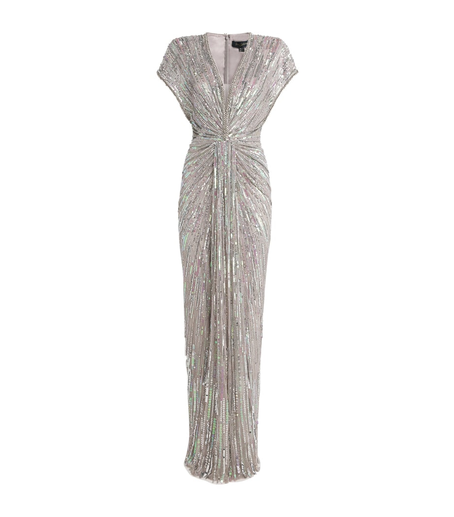 Sequinned Zola Gown