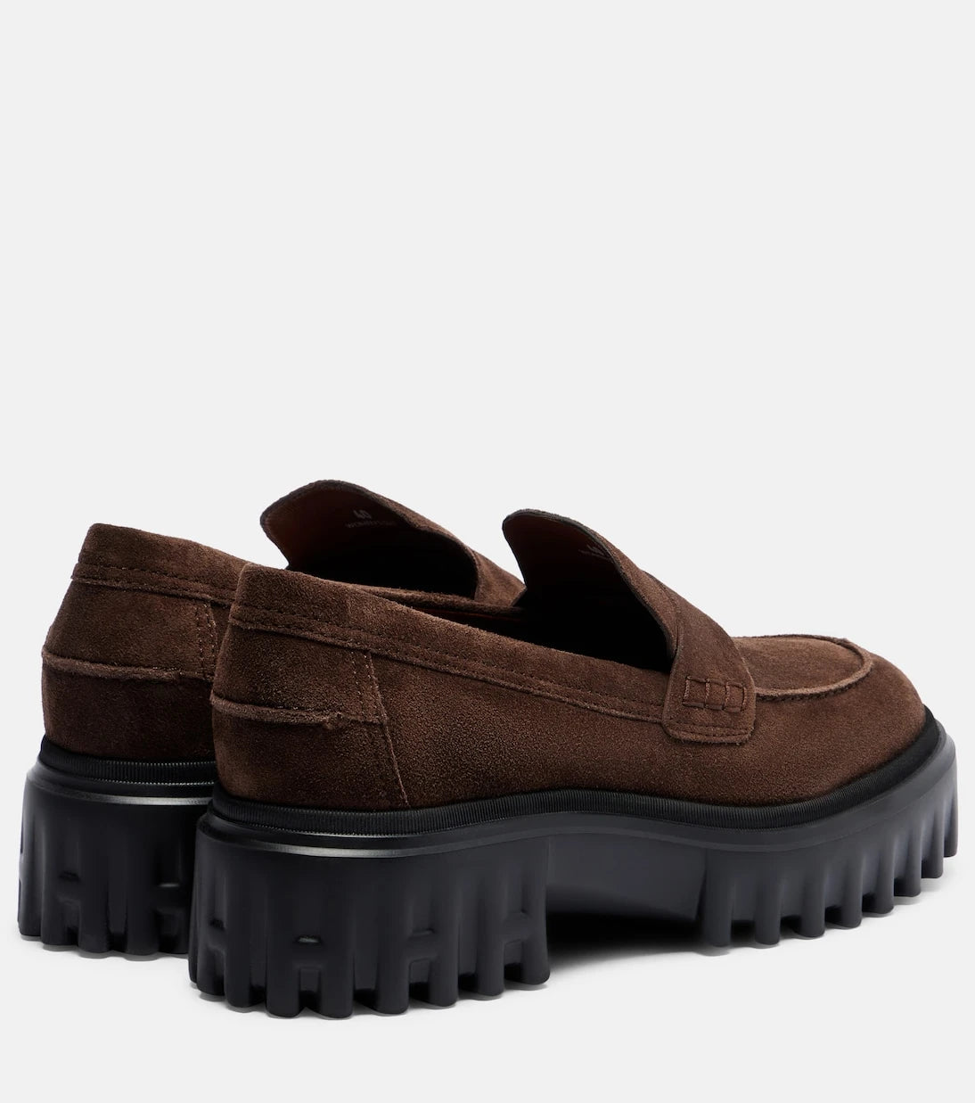 Hogan - H700 leather platform loafers