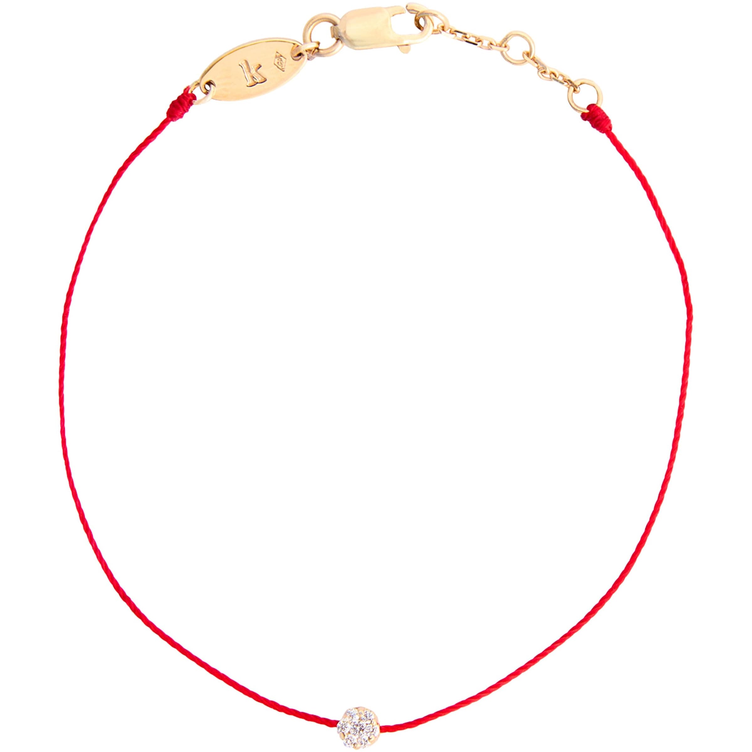 Yellow Gold and Diamond Illusion Bracelet (17.5cm)