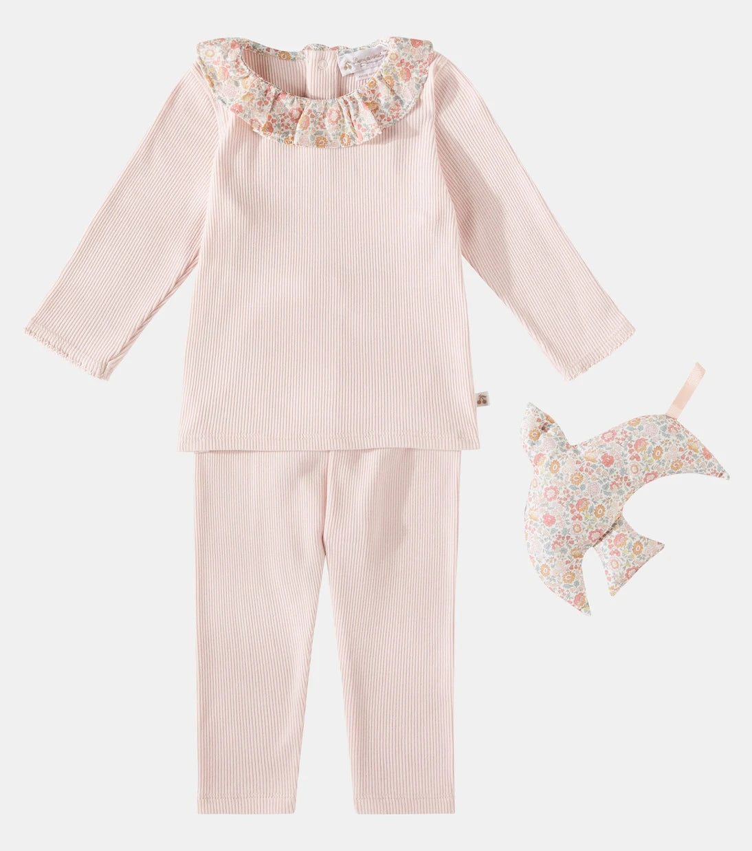 Bonpoint - Baby Daisie top, pants, and toy set