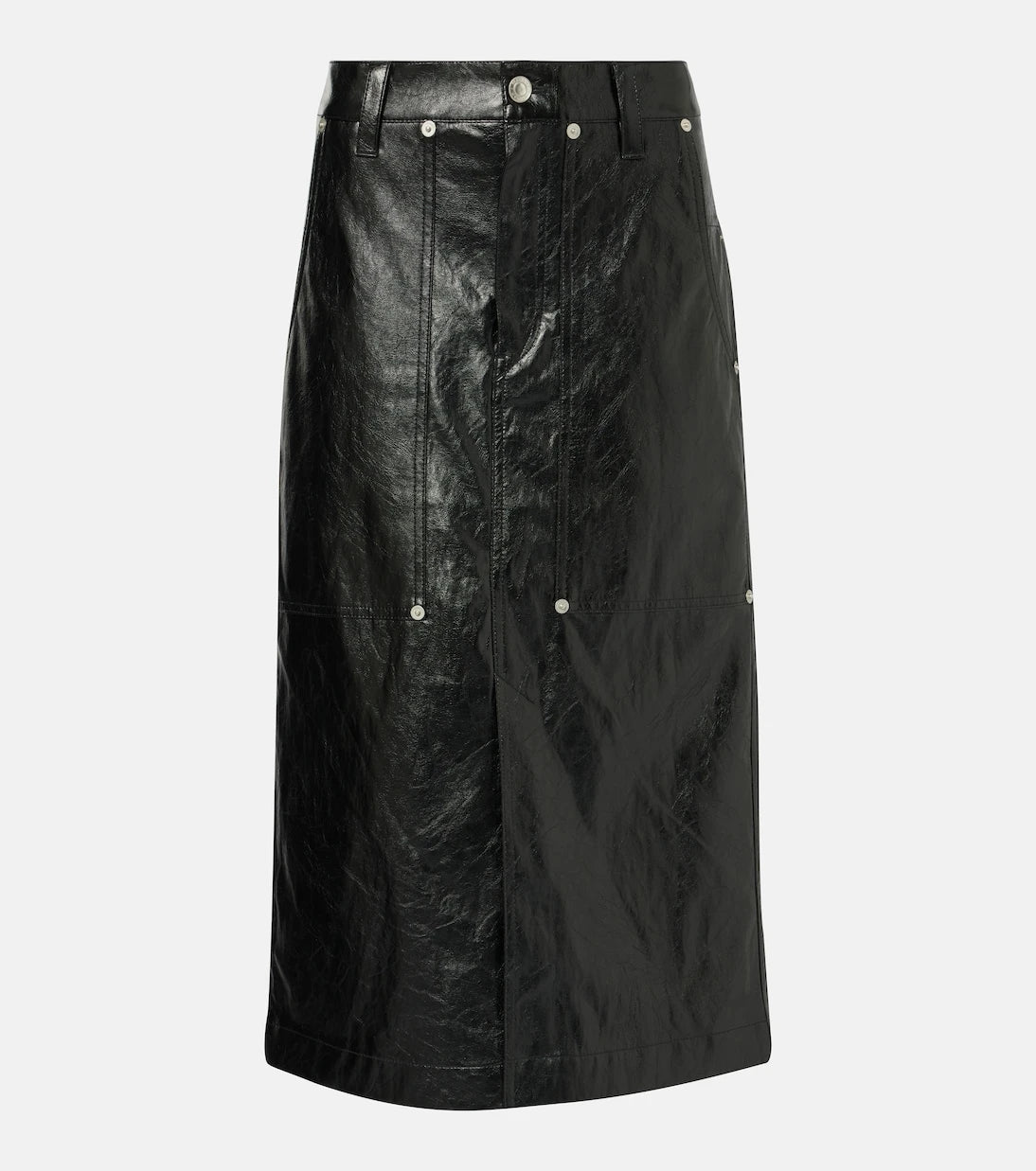 Marant Etoile - Angele faux leather midi skirt