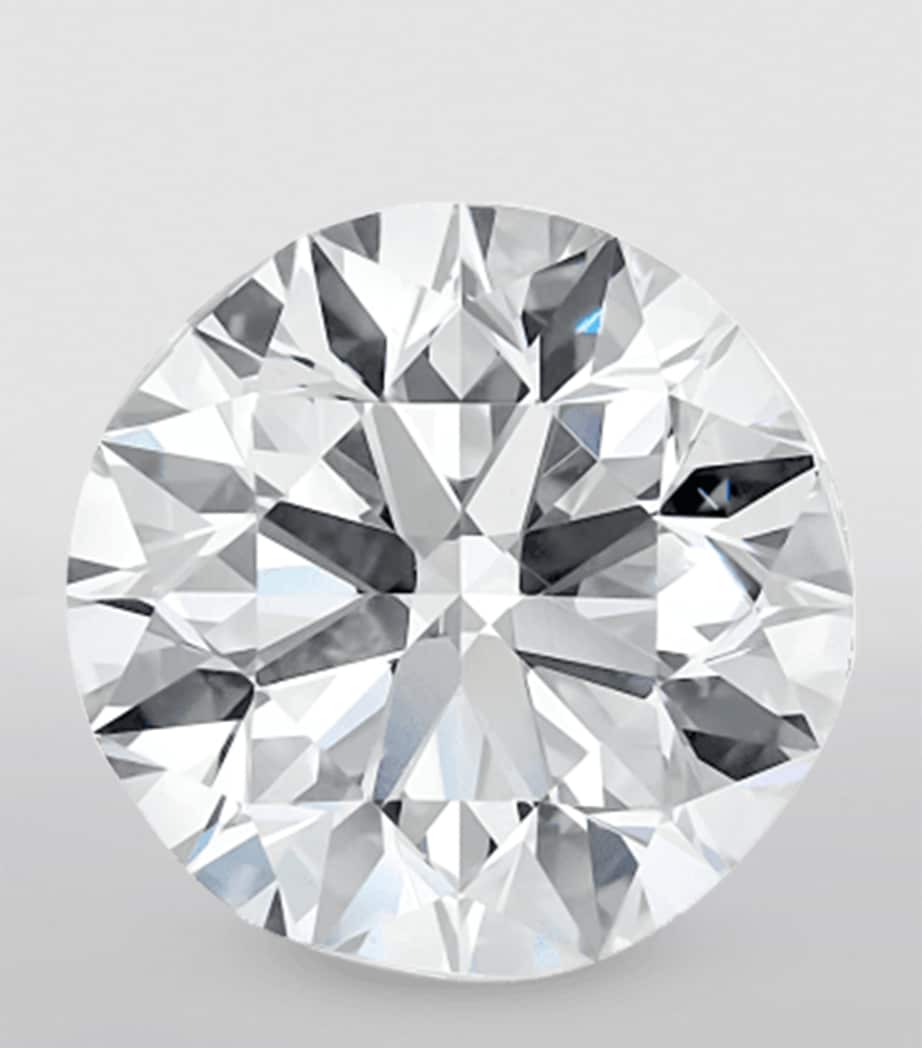 Yellow Gold Invisible Set Diamond Threaded Stud Earring (1.5mm)