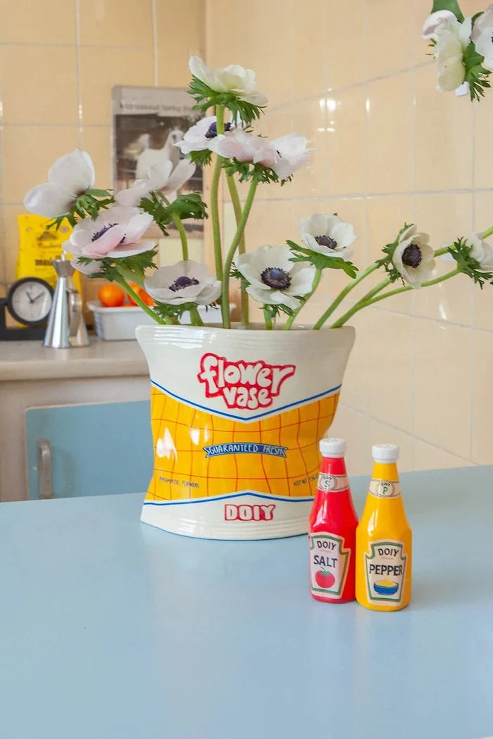 DOIY Corner Shop Chips Bag Dekoratif Vazo