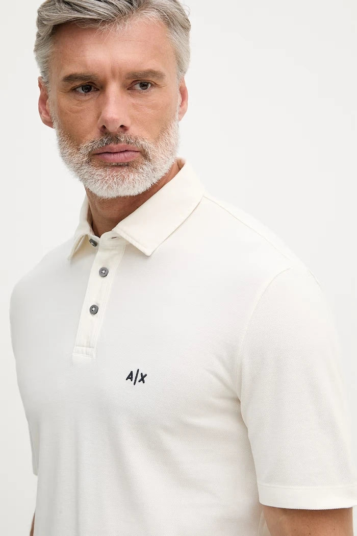 Armani Exchange тениска с яка мъжка памучна