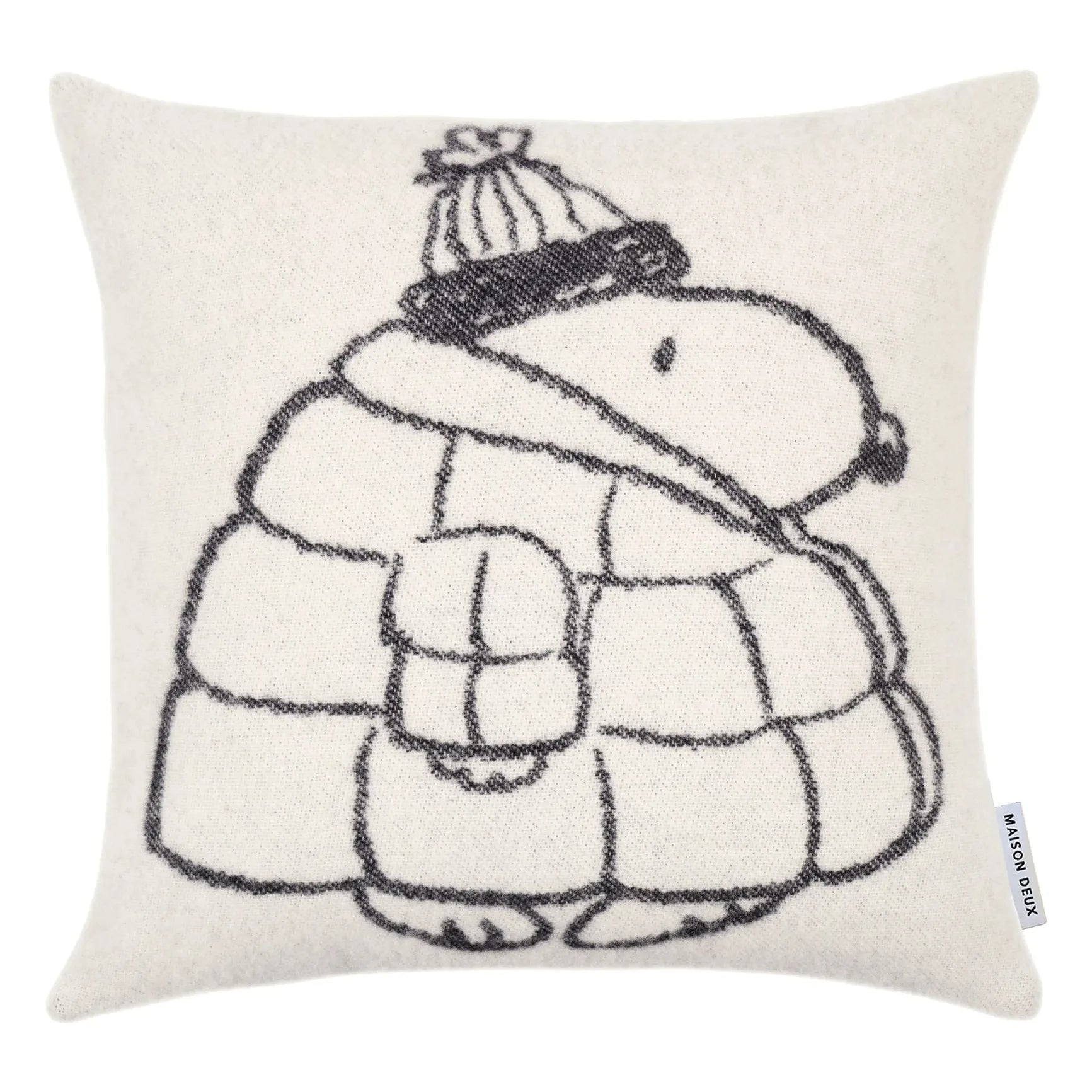Maison Deux - Peanuts Doudoune cushion cover | White
