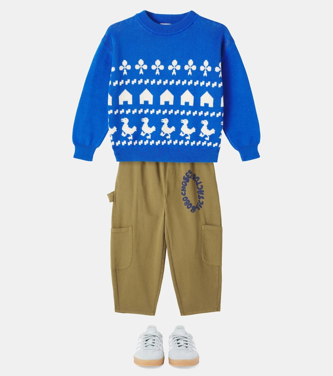 Bobo Choses - Farm cotton jacquard sweater