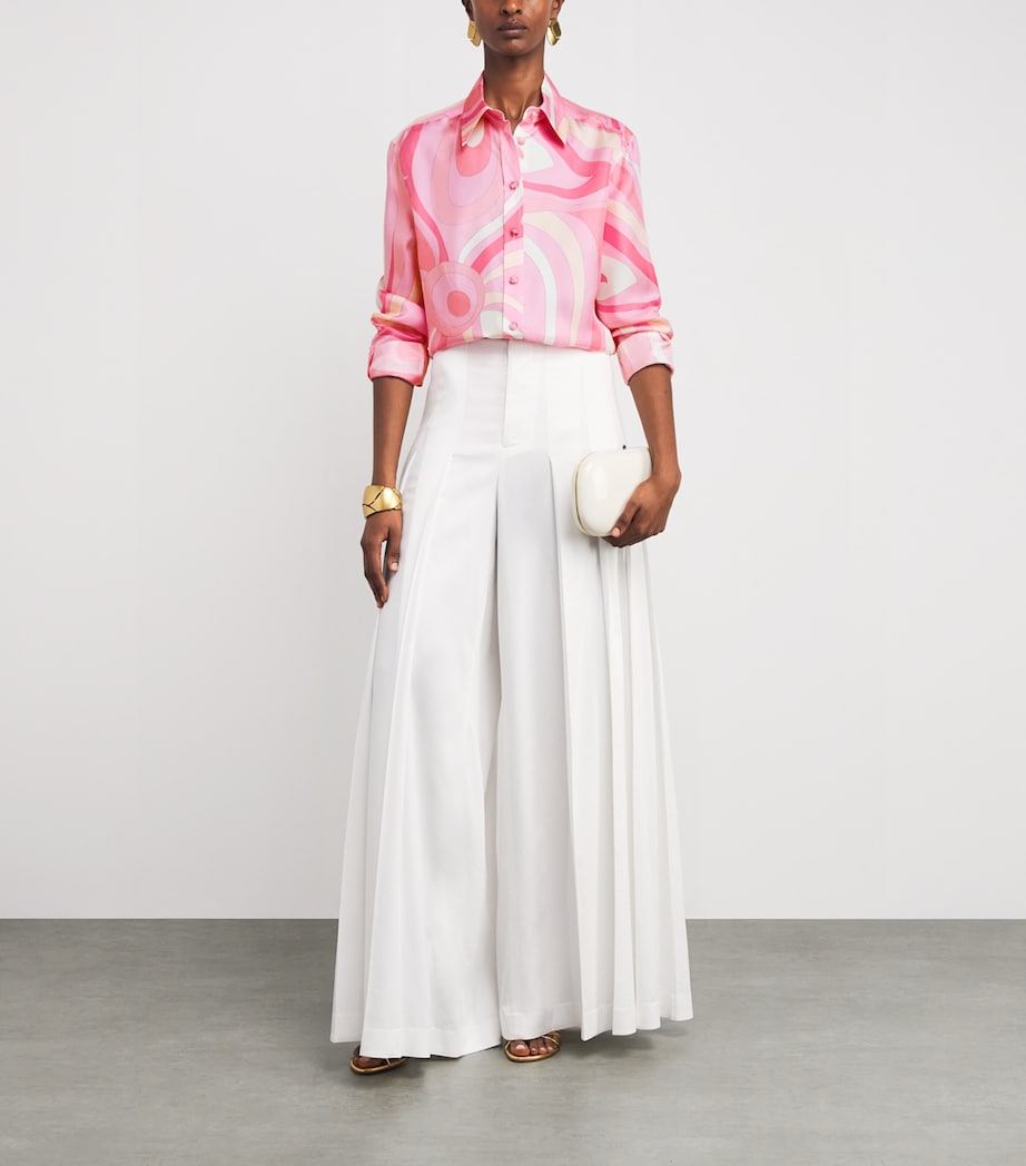 Multi Silk Printed Blouse