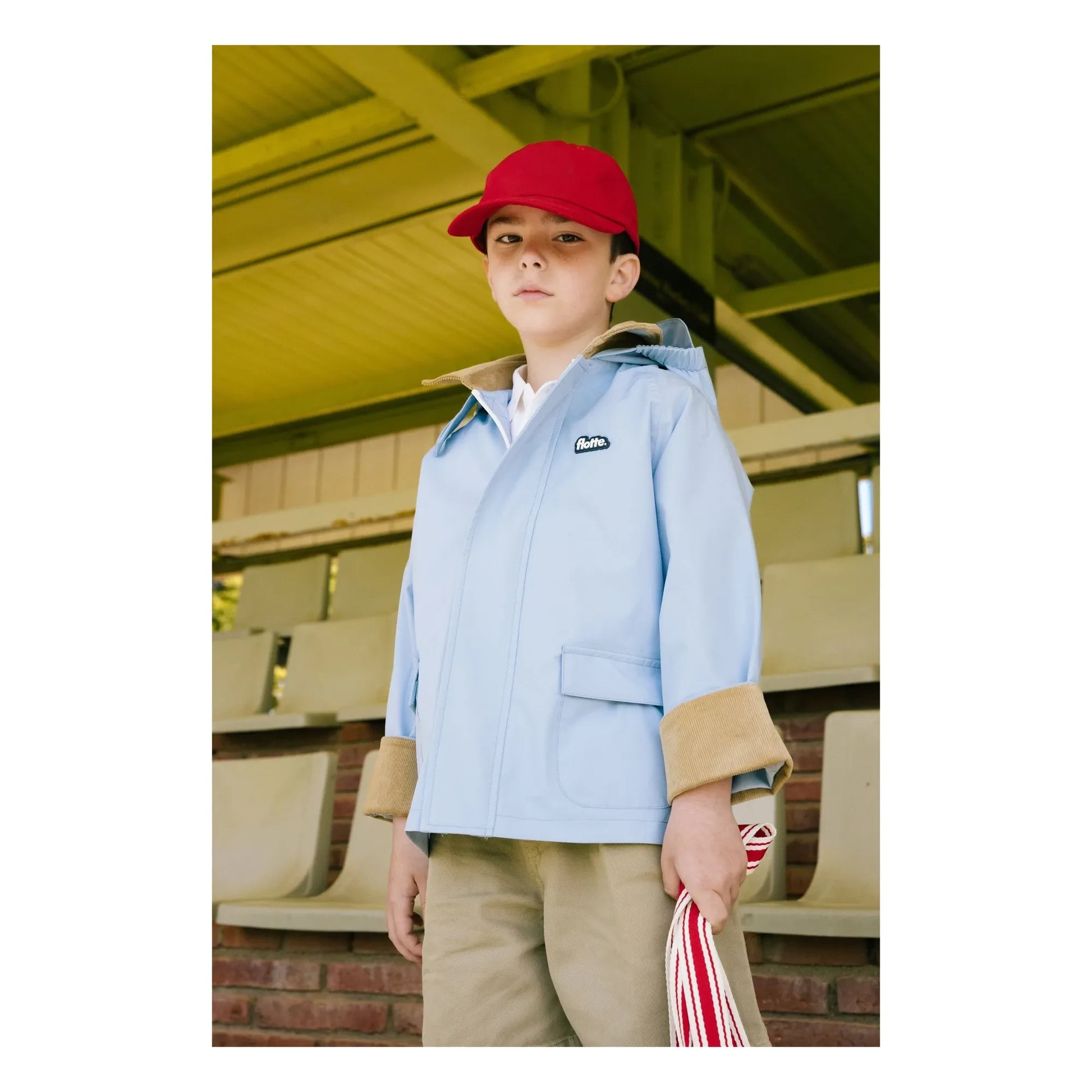Flotte - Archivito Recycled Fiber Waterproof Jacket | Light blue