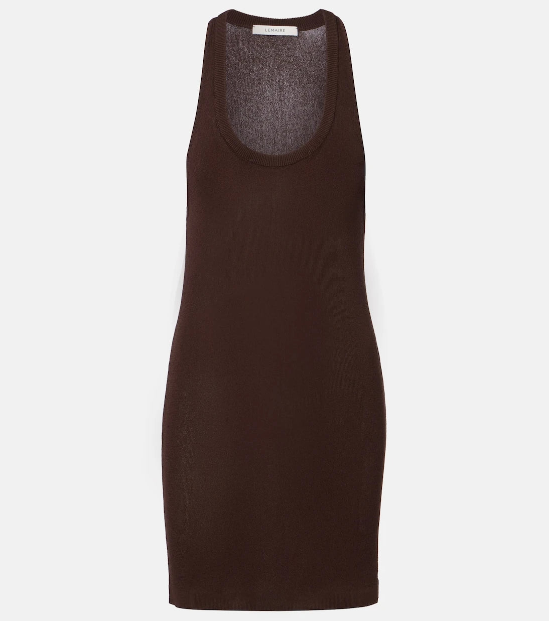 Lemaire - Ribbed crêpe minidress