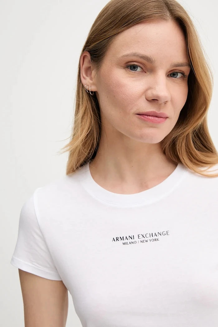 Памучна тениска Armani Exchange