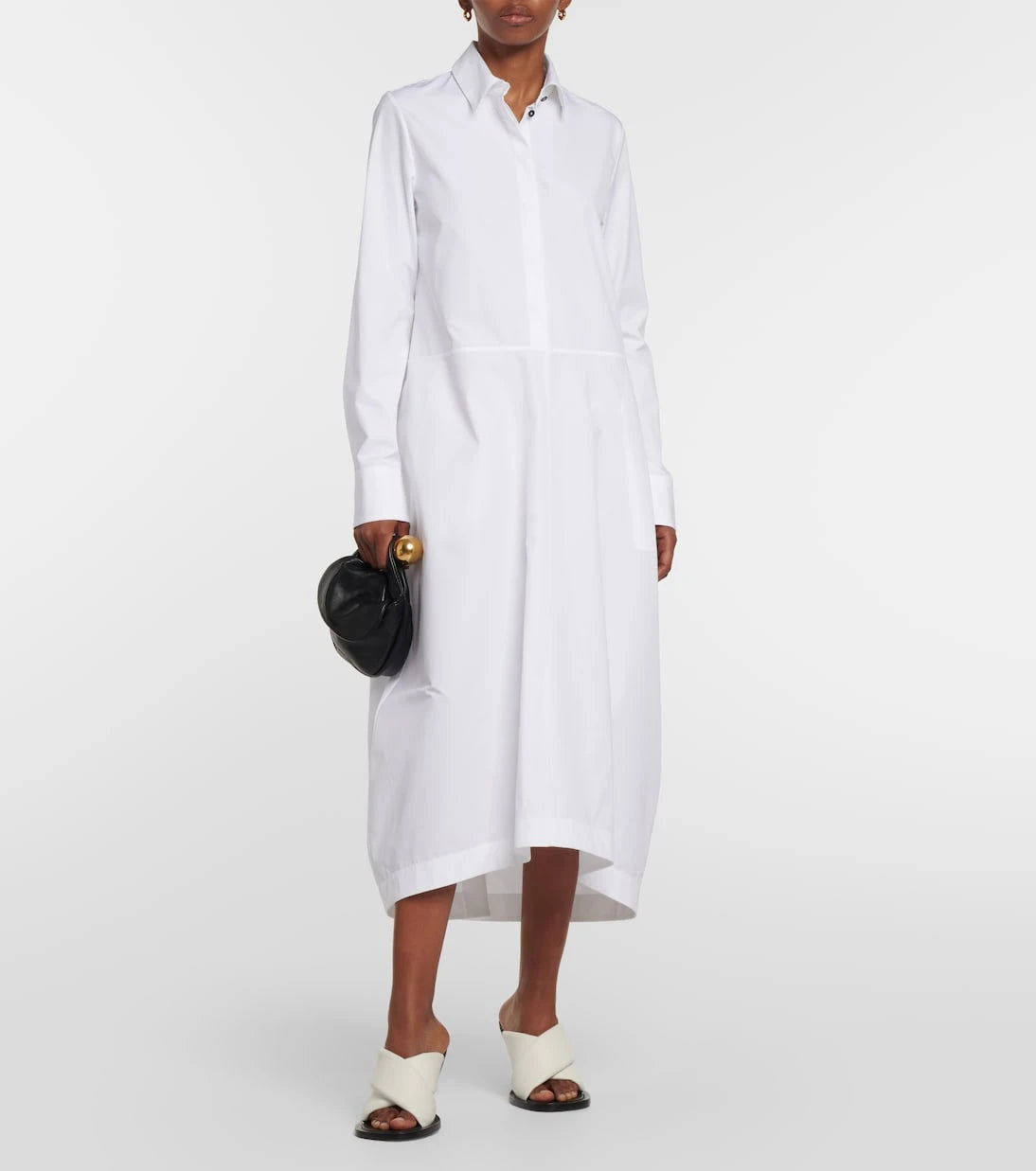 Jil Sander - Cotton poplin shirt dress