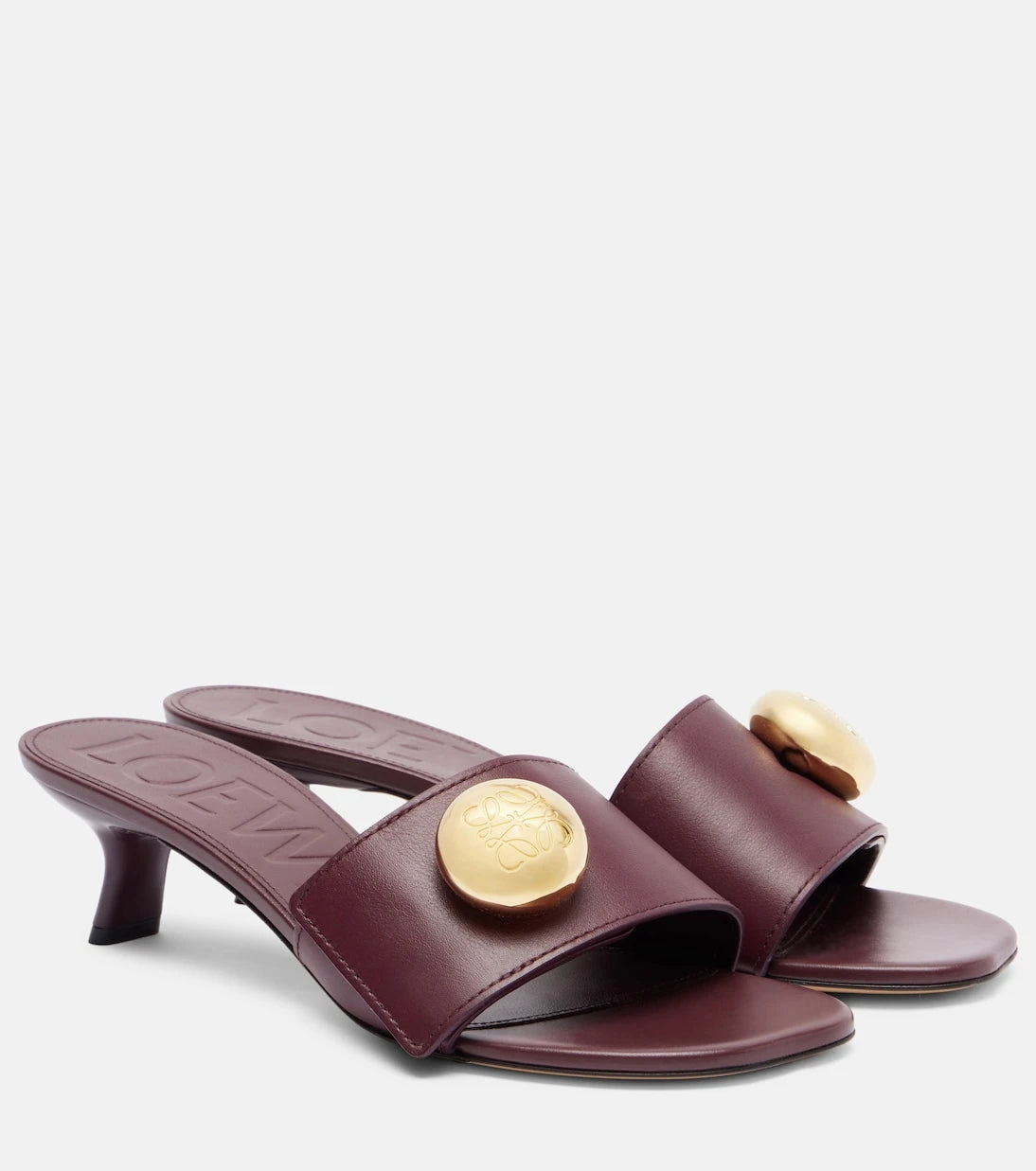 Loewe - Anagram leather mules