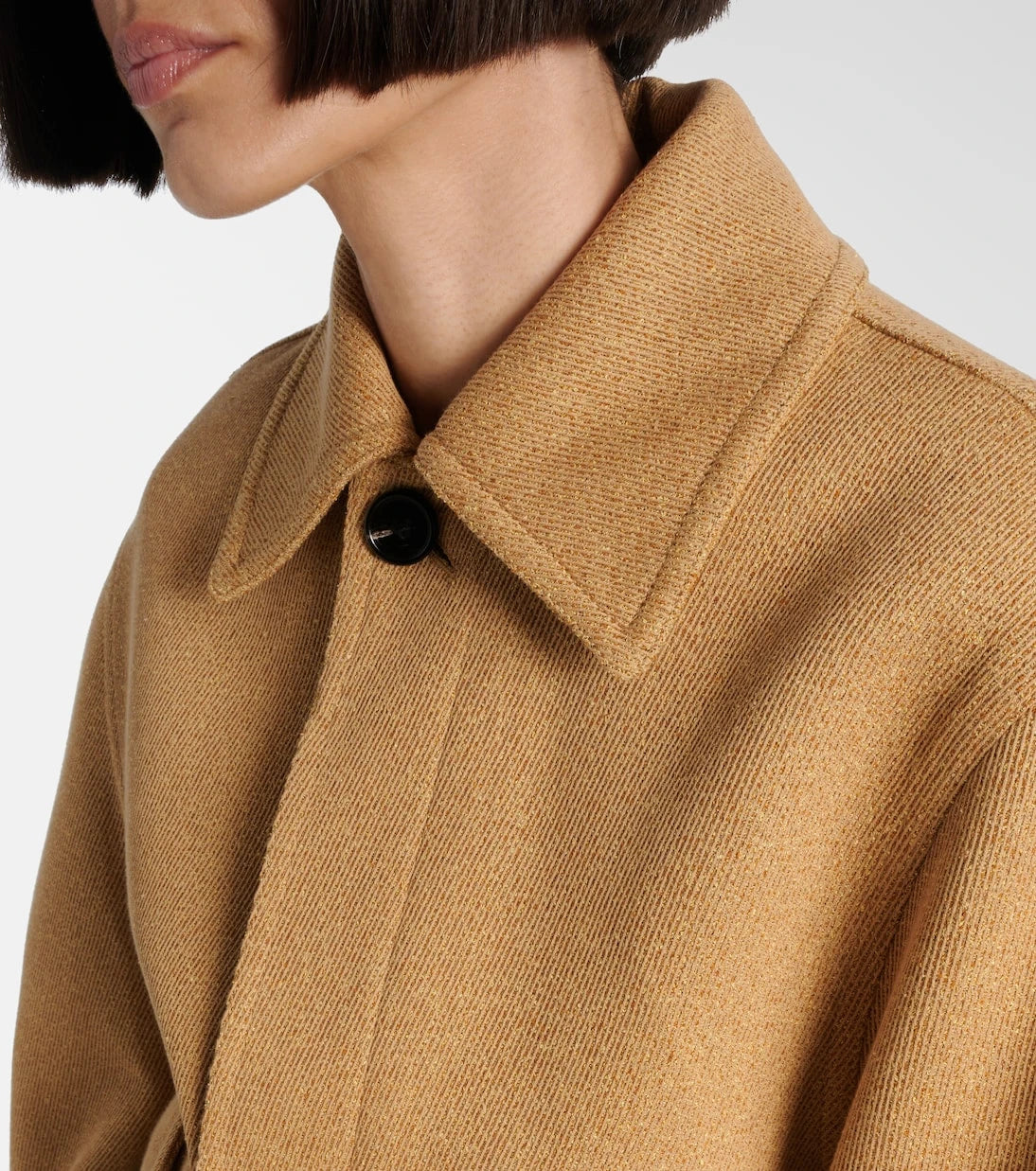 Bottega Veneta - سترة بومبر فريزيه من مزيج القطن