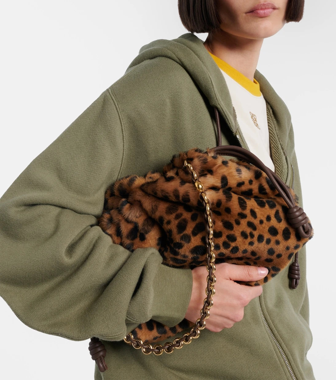 Loewe - Flamenco Medium calf hair shoulder bag