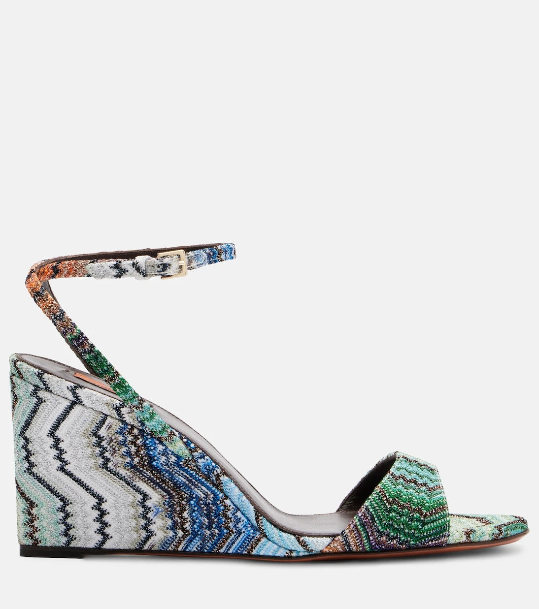 Missoni - Julia Zigzag lamé wedges