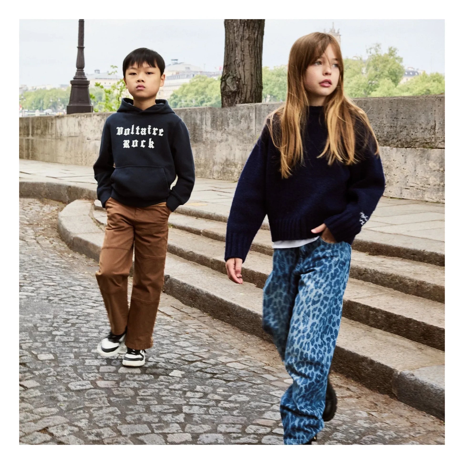 Zadig & Voltaire - Buttoned Wool Sweater | Navy blue