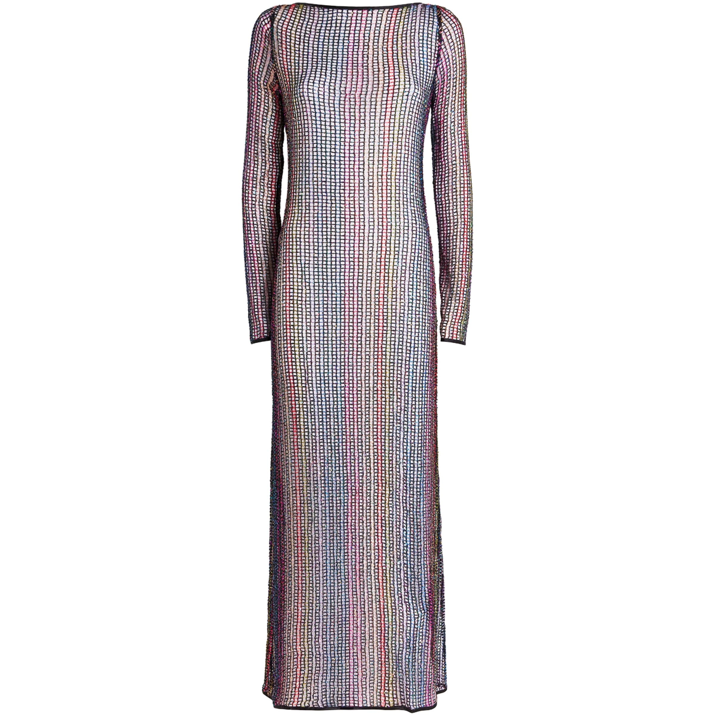 Missoni Multi Sequin-Embellished Sheer Maxi Dress