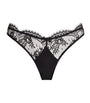 Fleur Du Mal Black Lace Frankie Thong