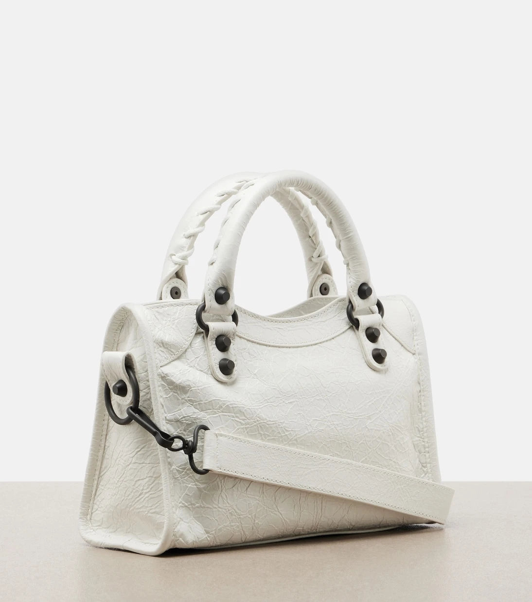Balenciaga - Le City Mini leather top-handle bag