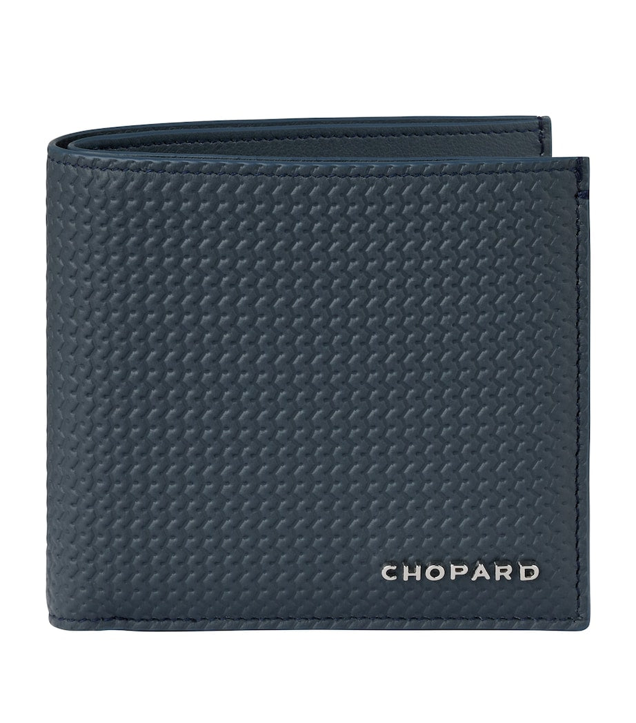 Small Leather Racing Bifold Wallet