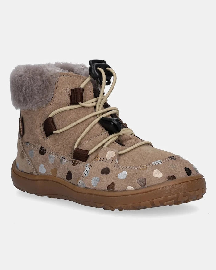 Детски велурени зимни обувки Froddo BAREFOOT UP FURRY TEX