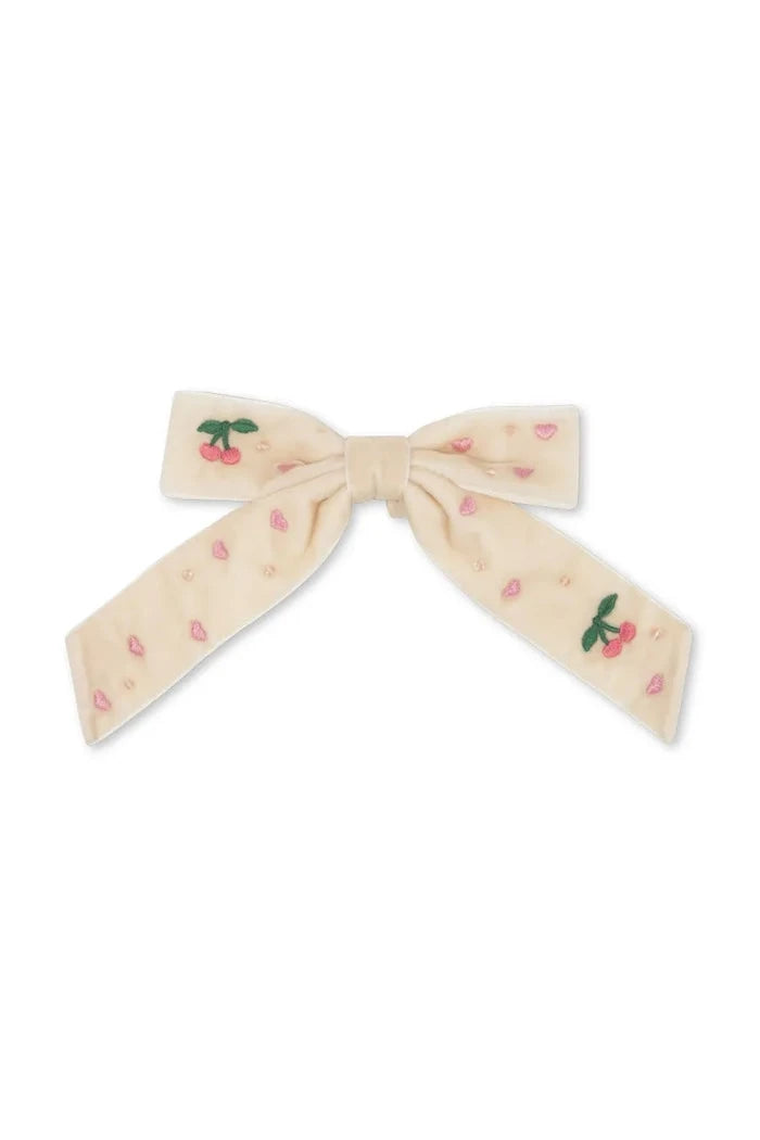 Konges Sløjd VELVET BOW PEARLY SAÇ TOKASI
