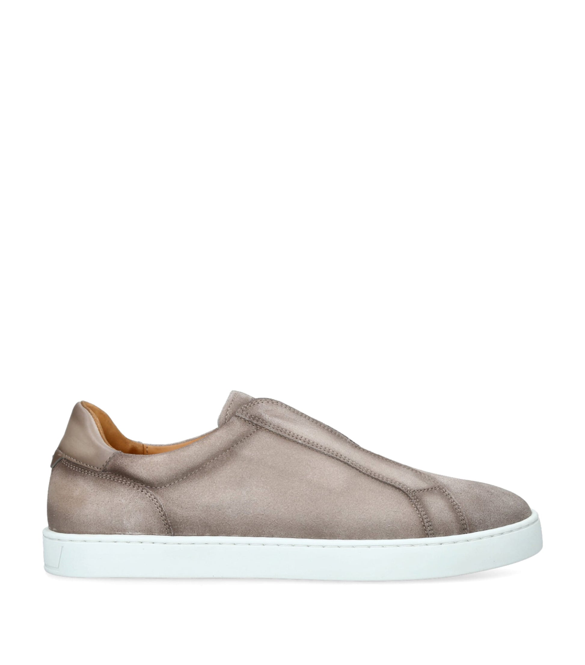Suede Laceless Sneakers
