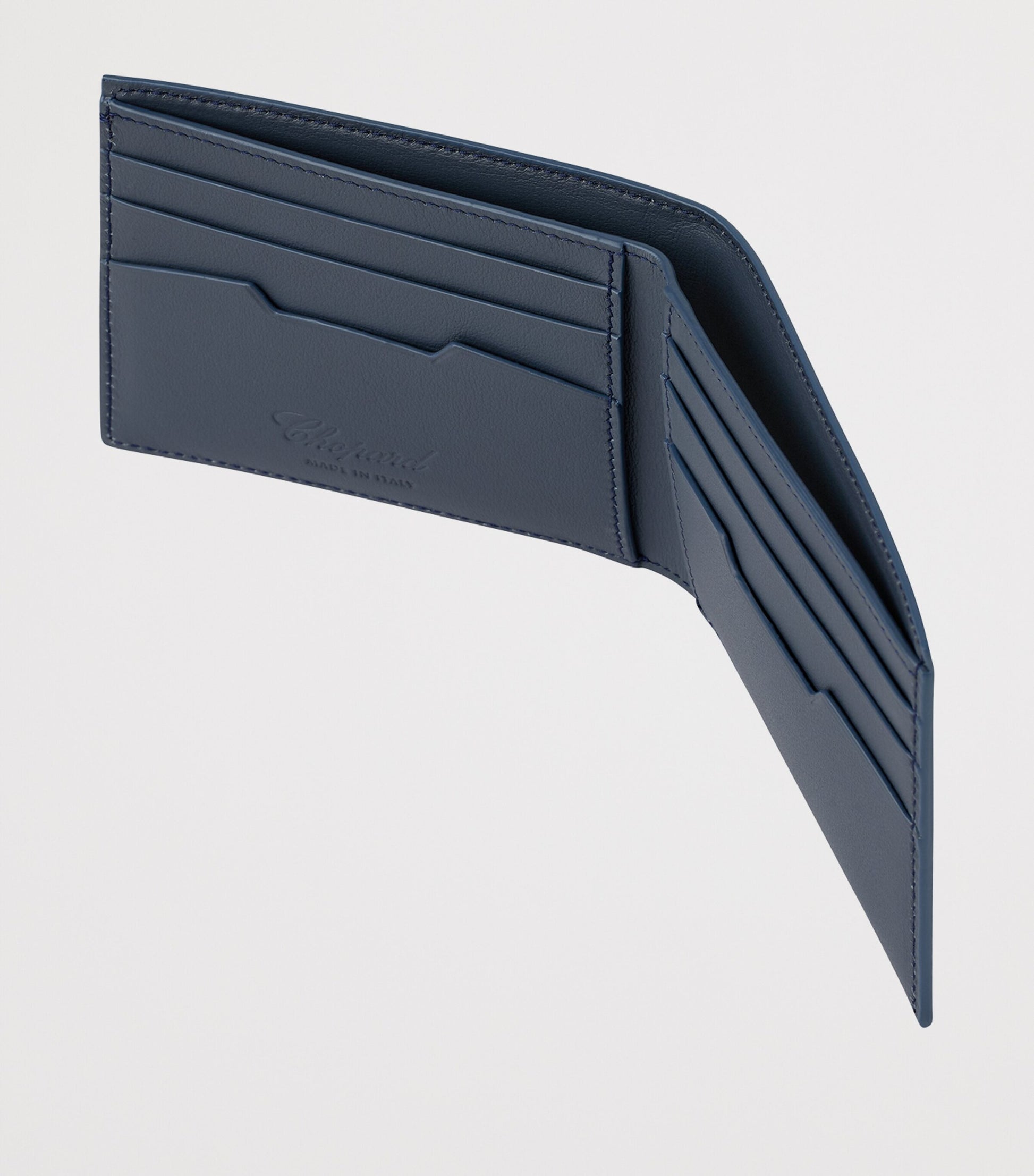 Mini Leather Racing Bifold Wallet