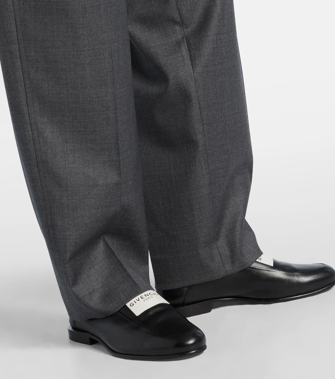 Givenchy - Low-rise wool wide-leg pants