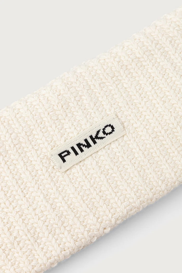 Pinko yünlü kadın saç bandı