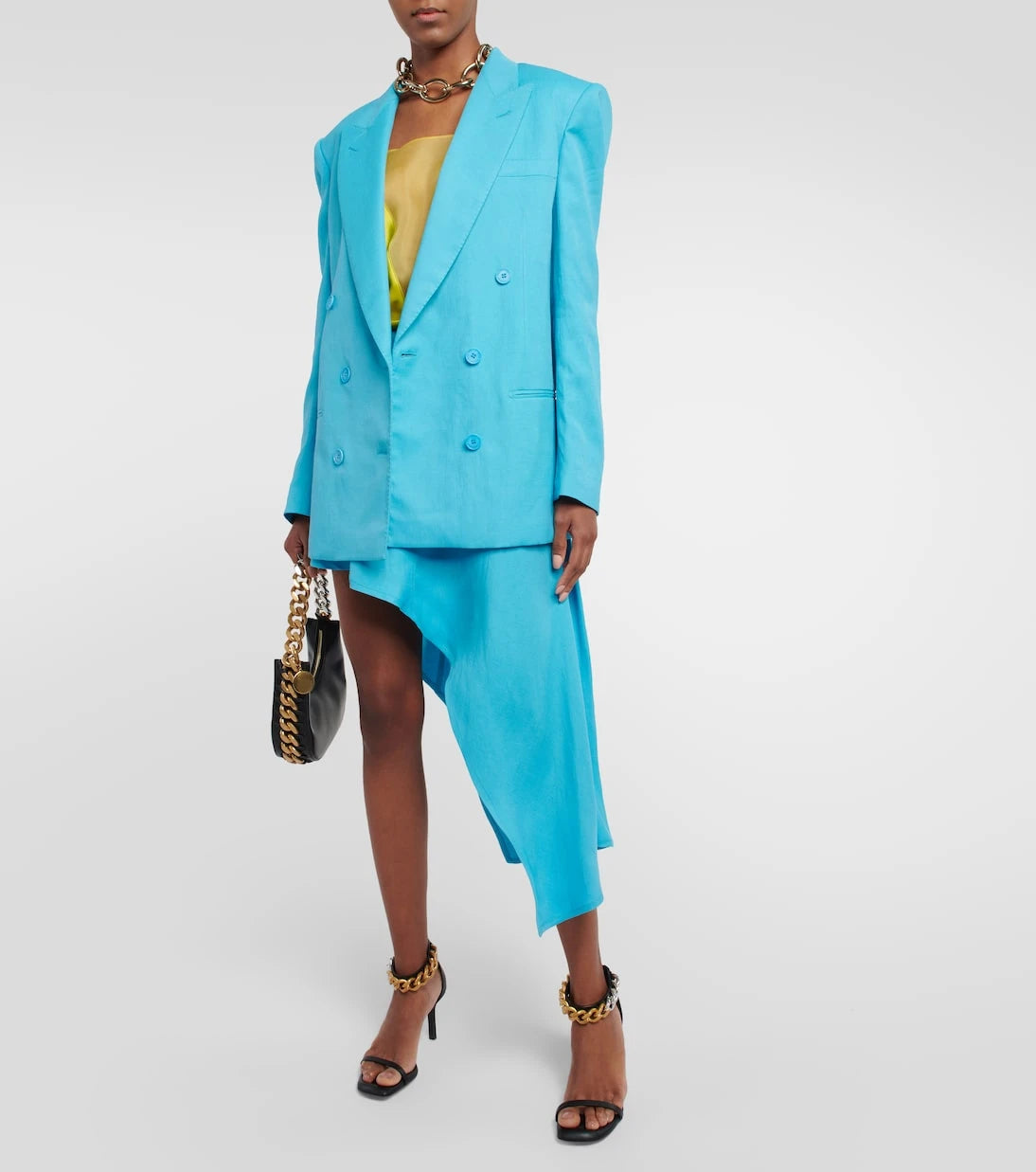 Stella McCartney - Double-breasted twill blazer