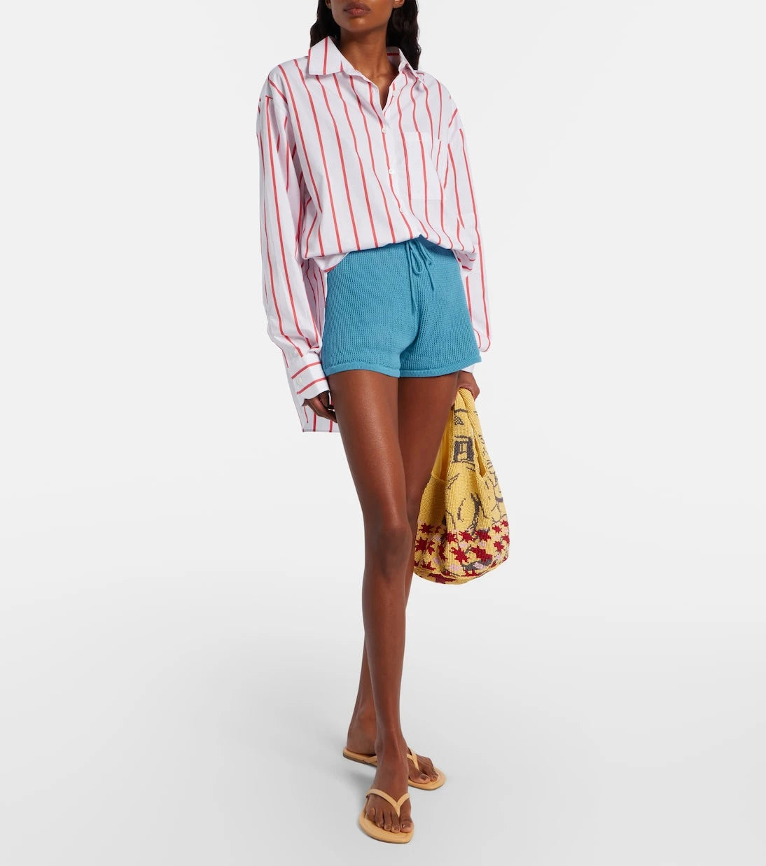 Staud - Samara cotton shorts