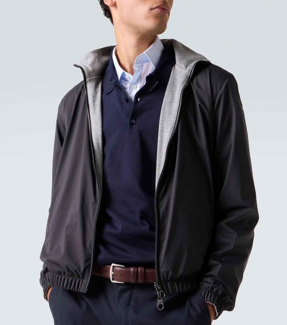 Loro Piana - Reversible cashmere bomber jacket