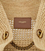 Saint Laurent Brown Raffia Icare Tote Bag