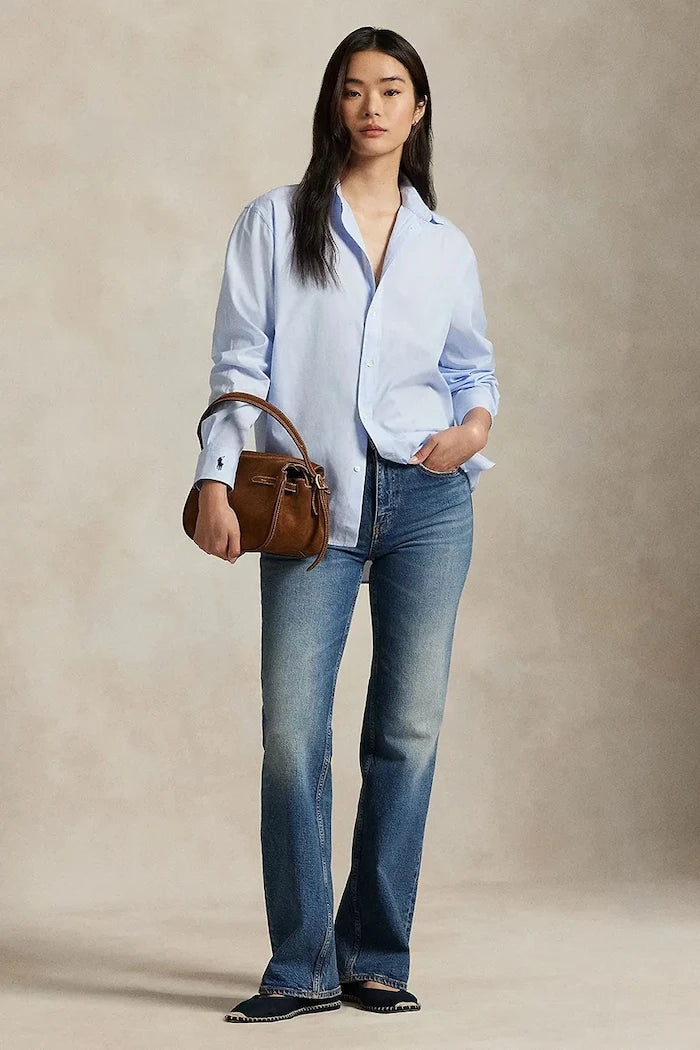Памучна риза Polo Ralph Lauren Long Sleeve Light Shirt
