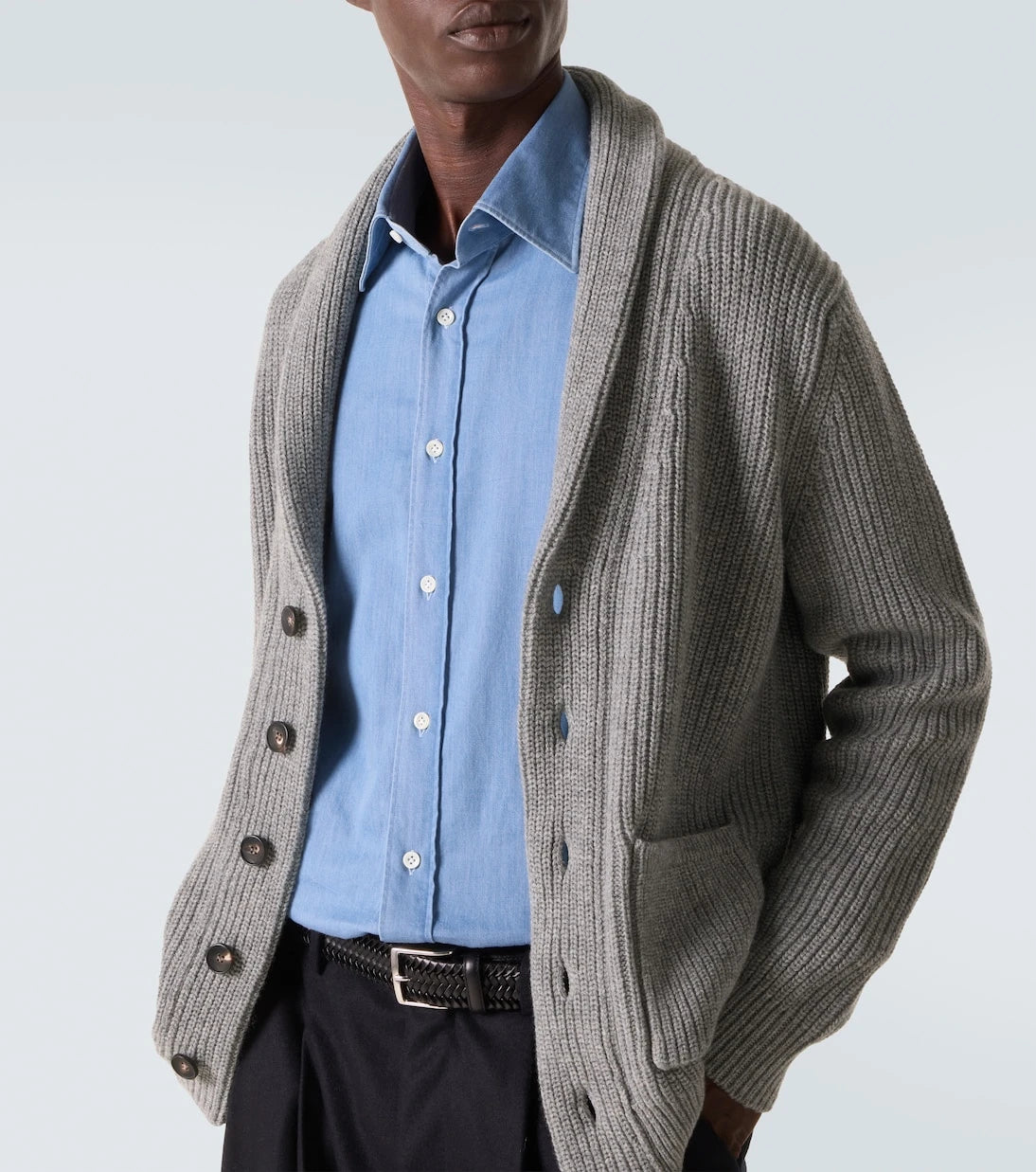 Thom Sweeney - Wool and cashmere cardigan