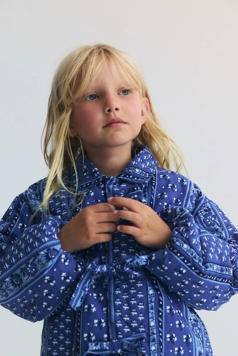 The New Society - Mare floral quilted cotton jacket