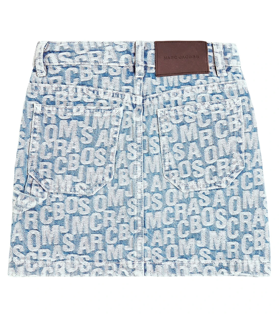 Marc Jacobs Kids - Logo jacquard denim skirt