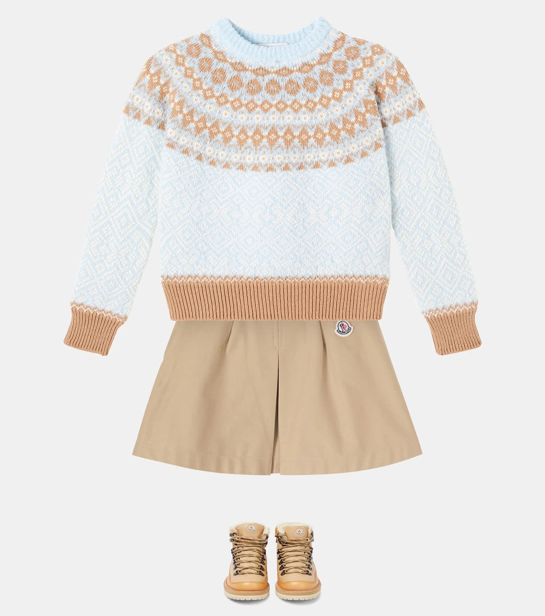 Moncler Enfant - Bouclé wool-blend sweater